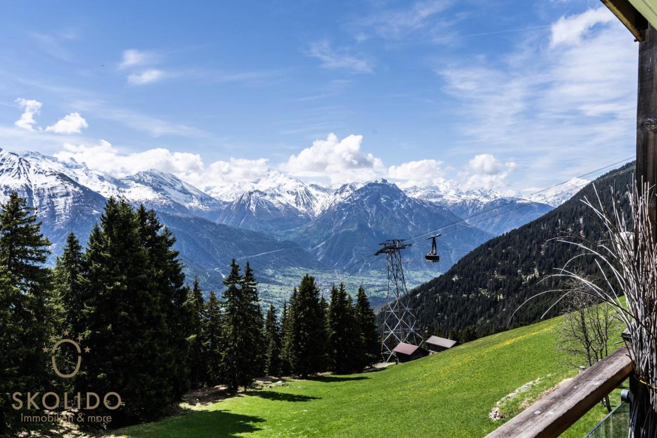 Haus Caroline, Riederalp Mitteアパートメント エクステリア 写真