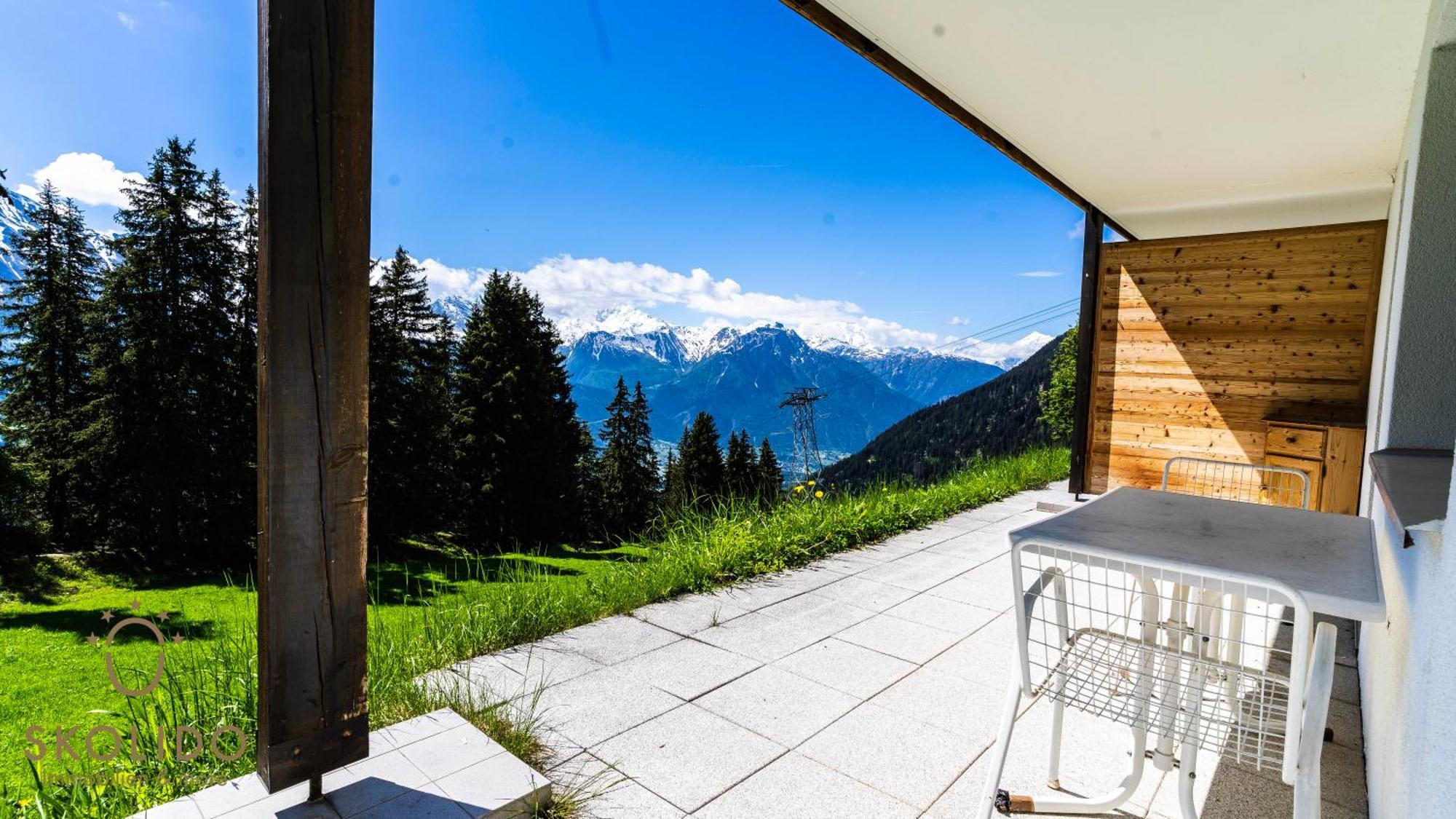Haus Caroline, Riederalp Mitteアパートメント エクステリア 写真