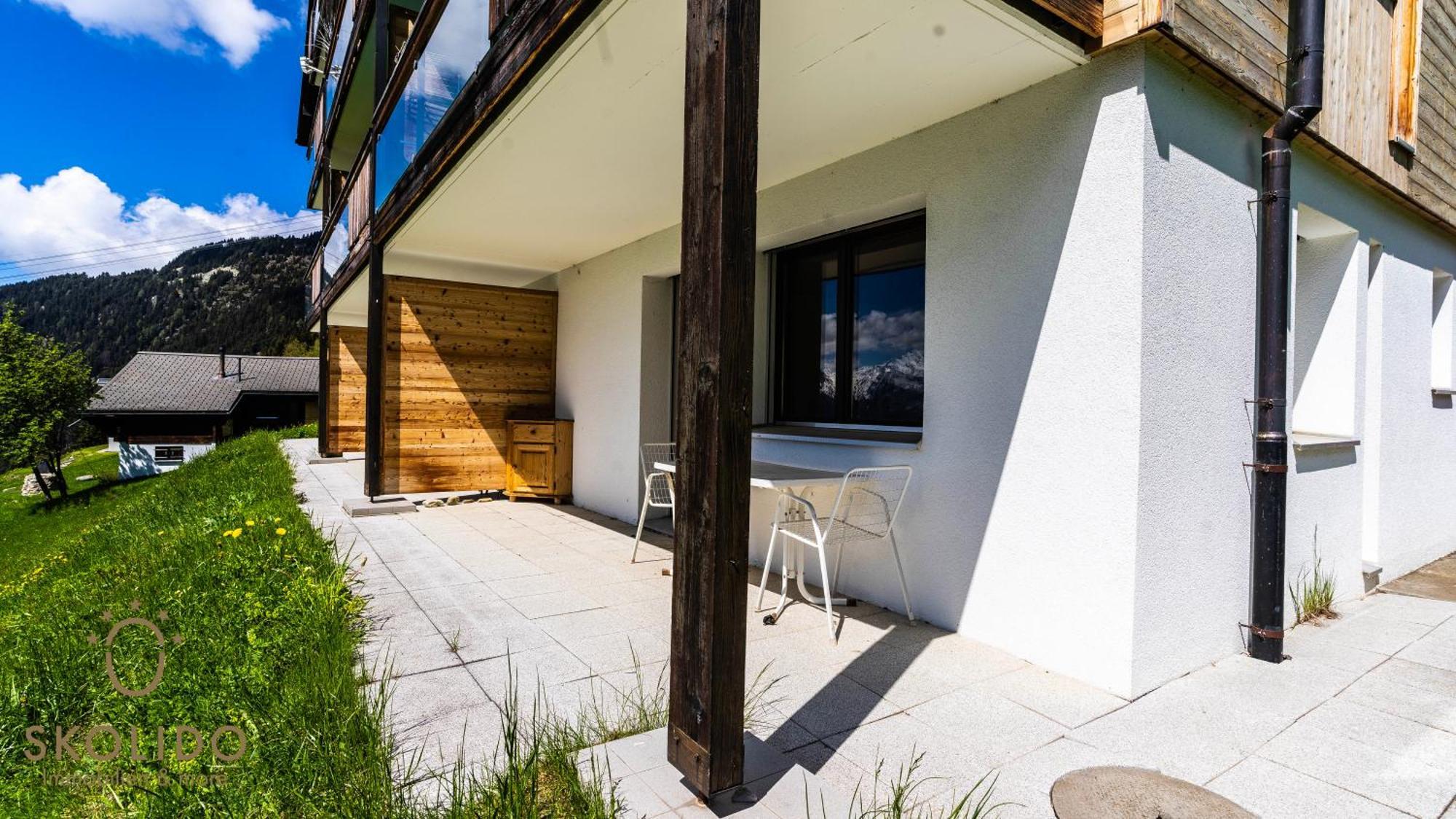 Haus Caroline, Riederalp Mitteアパートメント エクステリア 写真